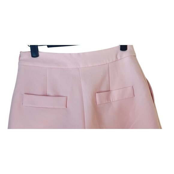 2/$30 ZARA XS Light Pink Pleated High-Waist Shorts - Picture 7 of 10